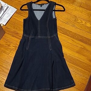 Banana republic denim mini dress.